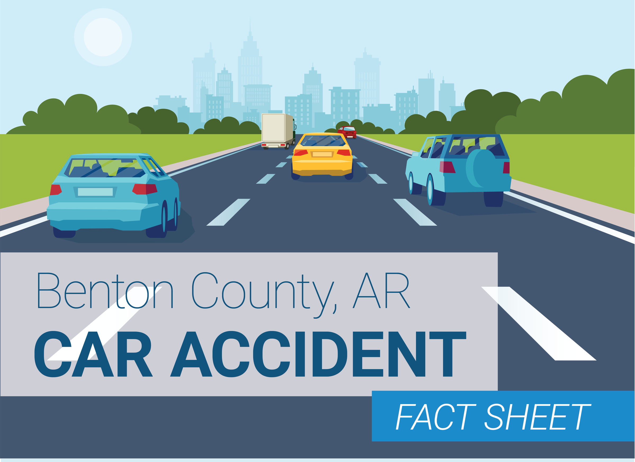 Benton County, AR Car Accident Fact Sheet Infographic Thumbnail