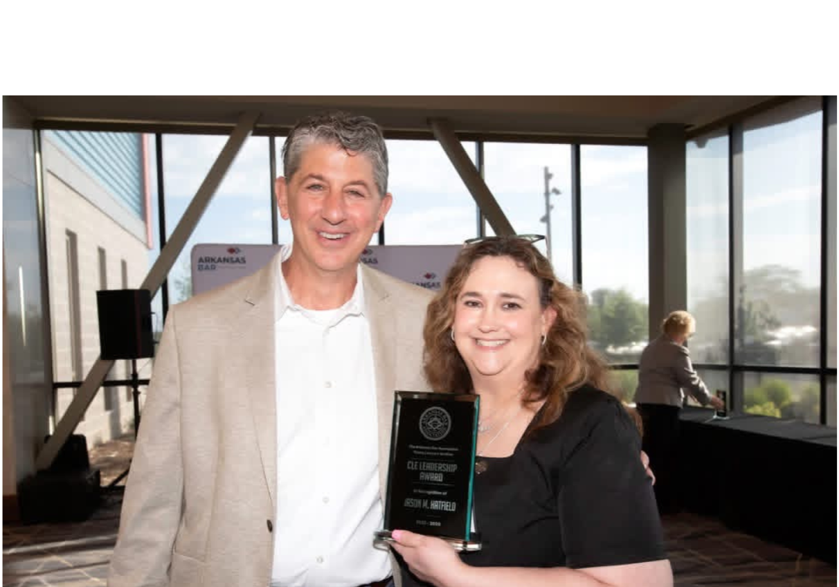 Attorney Jason M. Hatfield Honored with CLE Award for Leadership in Workers’ Compensation Education